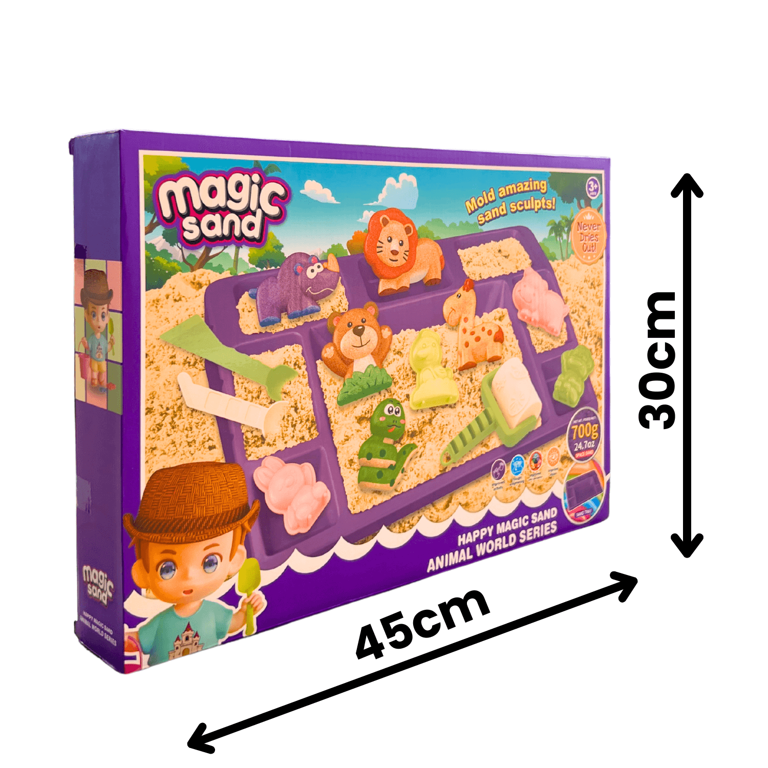 Magični Set - Kinetički pesak + POKLON KALUPI