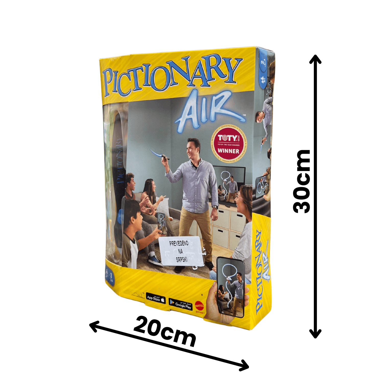 Pictionary Air – Crtanje u Vazduhu + Uputstvo i Kartice na Srpskom