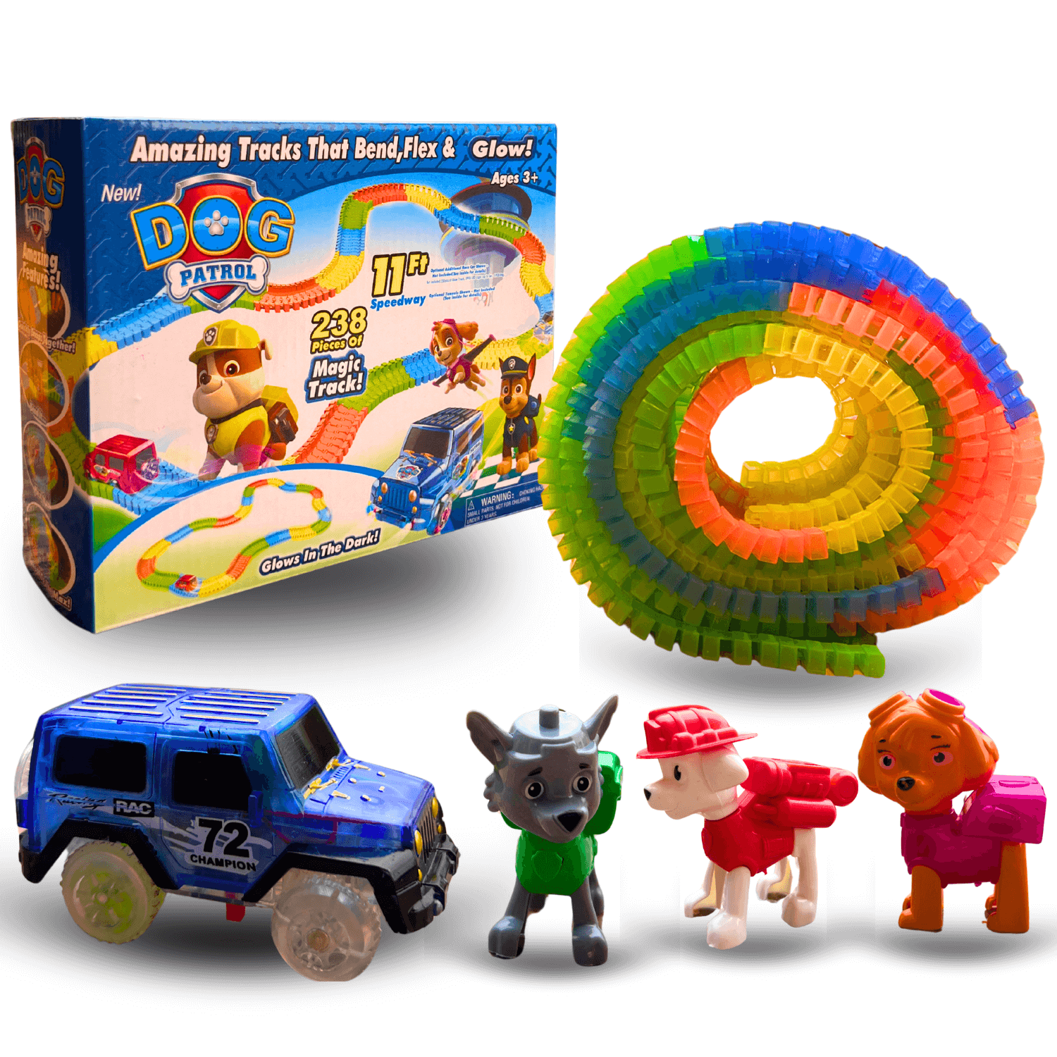 Patrolne Šape - Trkačka Staza Set + POKLON BATERIJE
