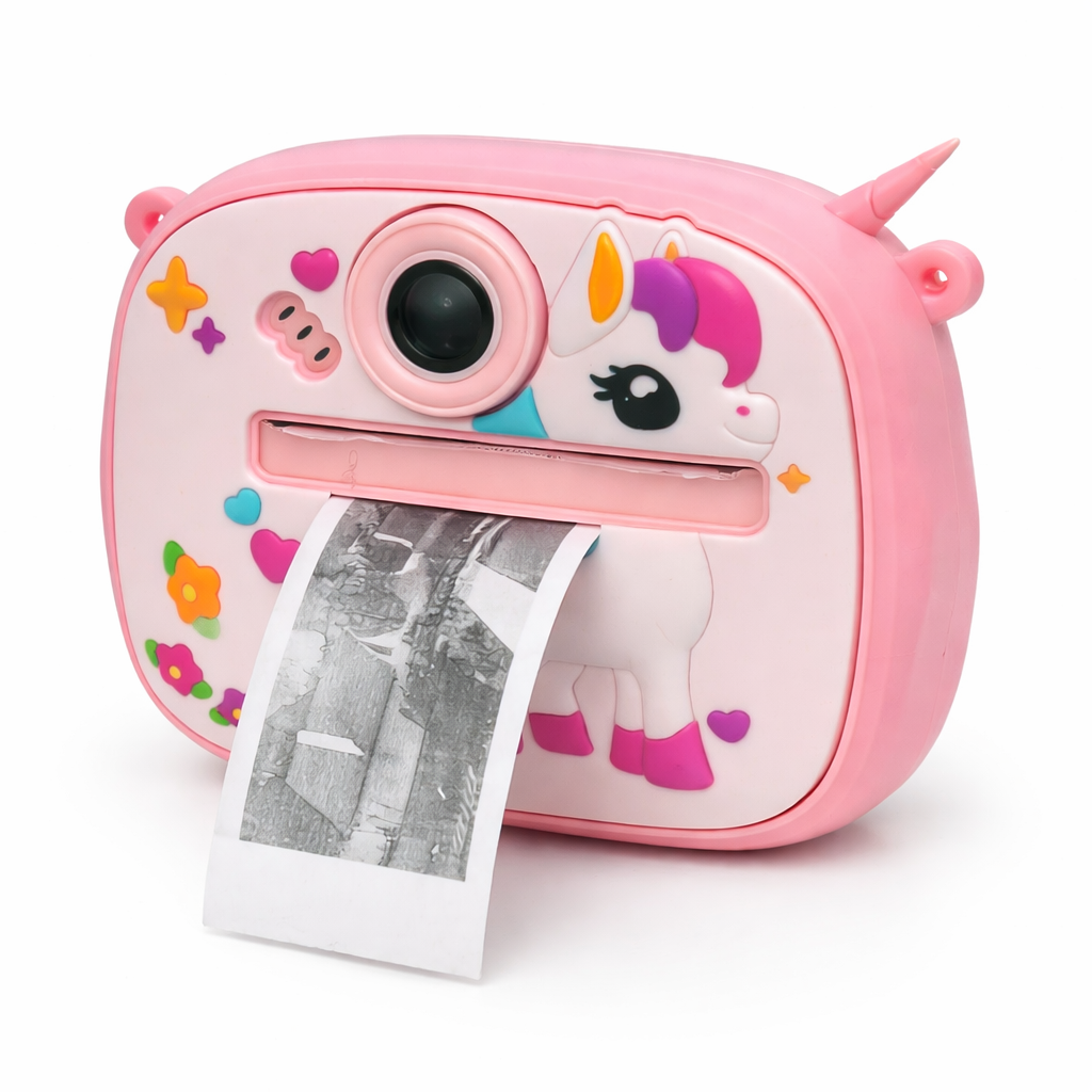 Dečija Digitalna Kamera sa Instant Štampom + POKLON 2 ROLNICE ZA ŠTAMPU FOTOGRAFIJA