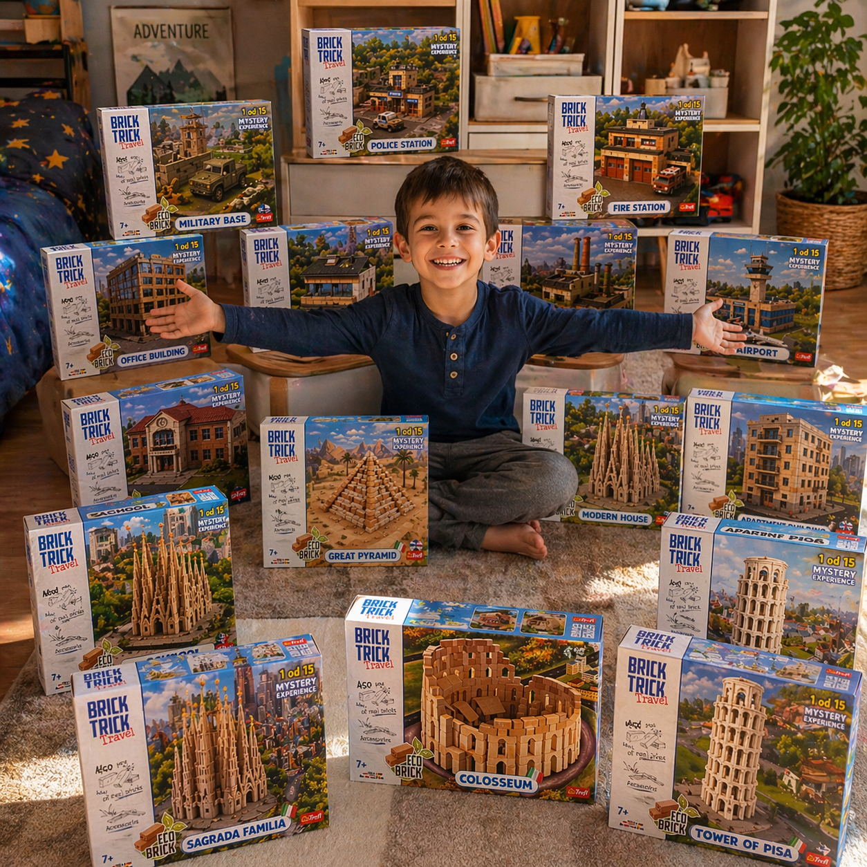 Set za gradnju od pravih cigli – Mystery model