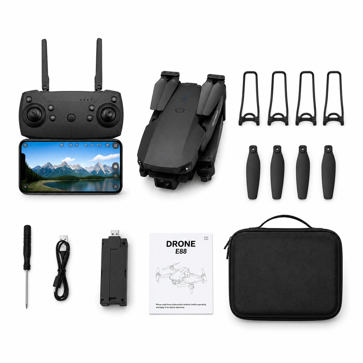 Pametni Dron sa kamerom + POKLON TORBA ZA NOŠENJE