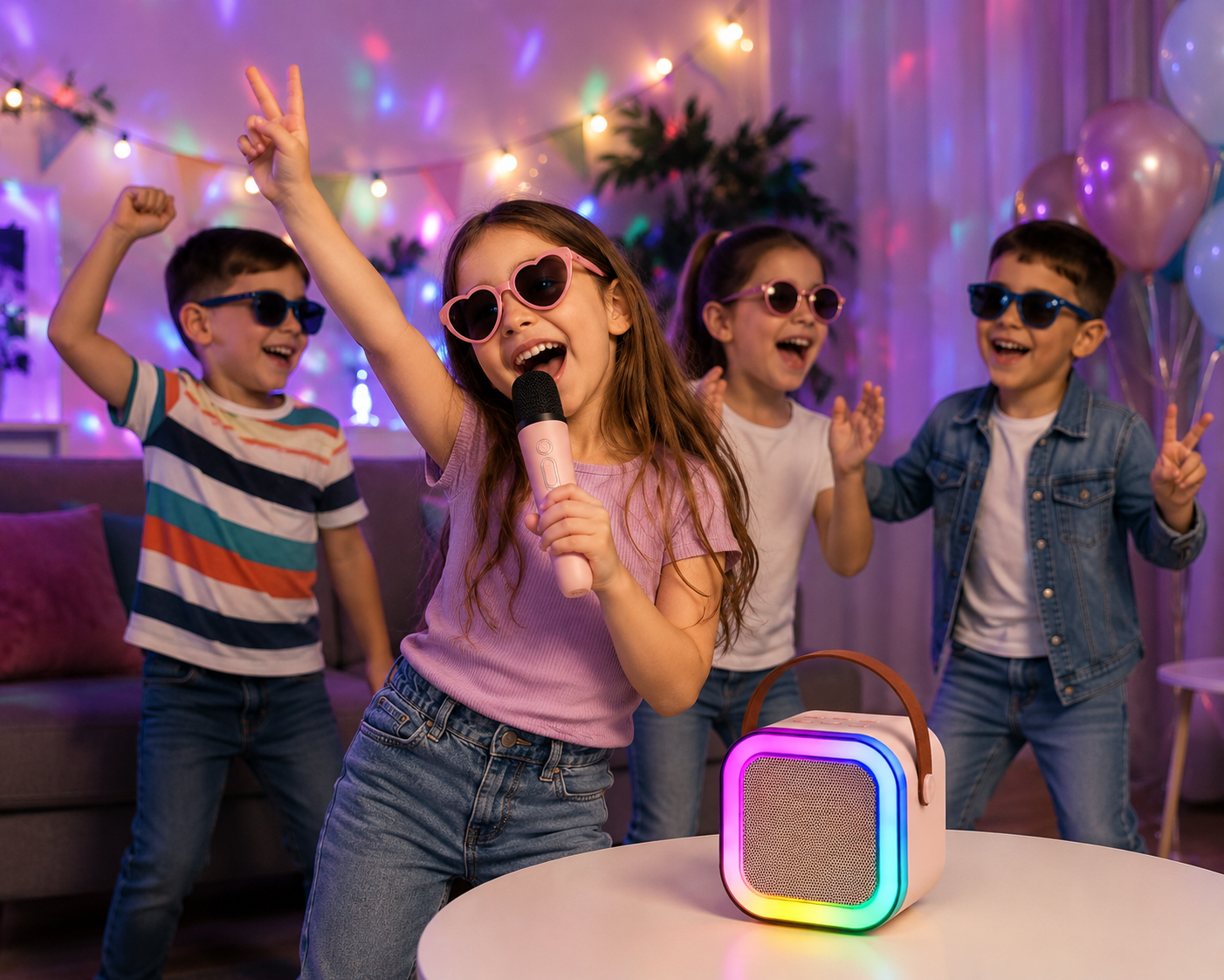 Karaoke Set za Decu – Mikrofon + Zvučnik