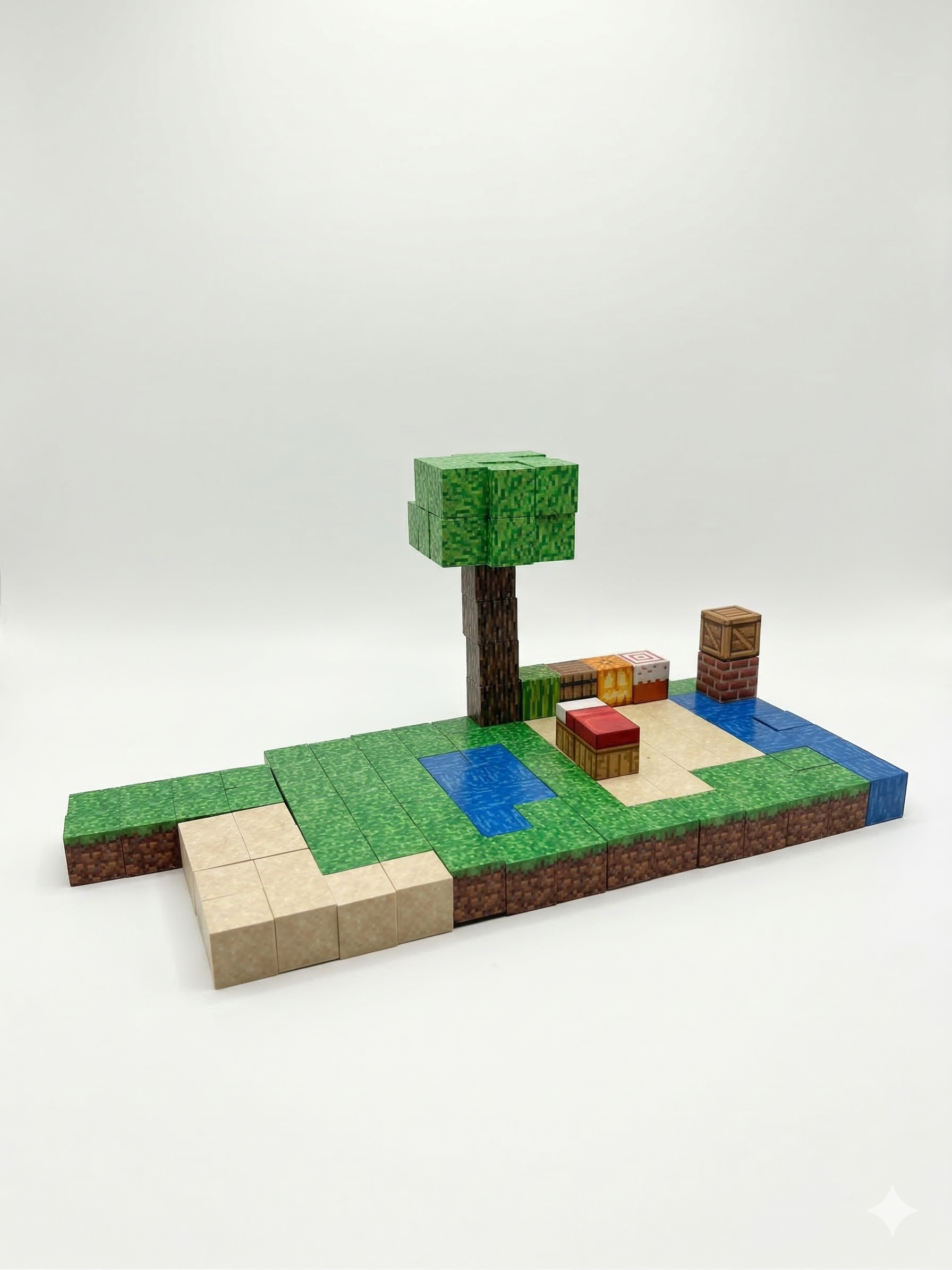 Minecraft Magnetne 3D Kocke + POKLON FIGURICE